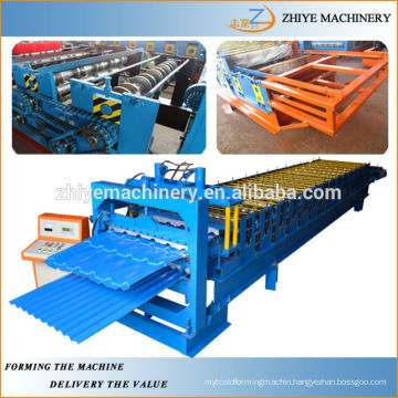 Step-tile Double Decker Roll Forming Machine